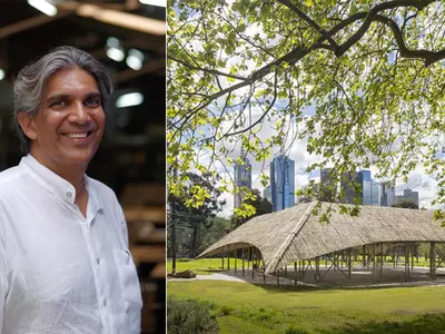 Indian Architect Bijoy Jain Creates Largest Bamboo Structure in Australia