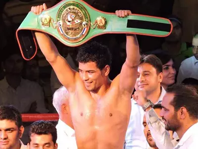 Indian boxer Neeraj Goyat