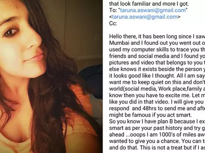 She Was Blackmailed With Her Own Nudes, Now Her Friends Have Tracked Down Her Stalker!