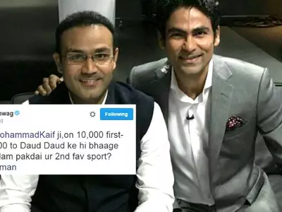 Sehwag Lauds Mohd. Kaif For Completing 10,000 First-Class Runs, Kaif Pulls One Epic Reply!