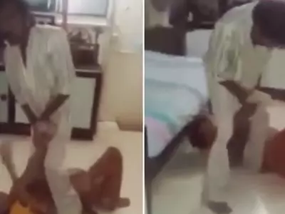 Man Ties, Drags His 80-Year-Old Mother
