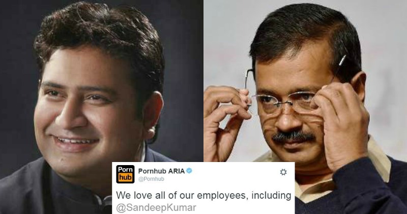 Pornhub Takes The BIGGEST Dig At ExAAP Minister Sacked By Arvind