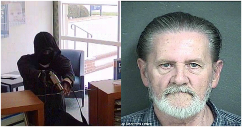 70 Year Old Man Robs Bank, Gets Arrested Because He Preferred Jail To