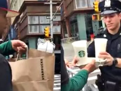 Humanitarians Bringing Coffee For The Police After The New York Bombing Is Heartwarming!
