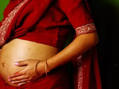 Pregnant Andhra Woman