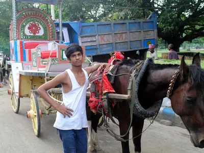 Reduced to a joyride at one of Kolkata’s landmarks