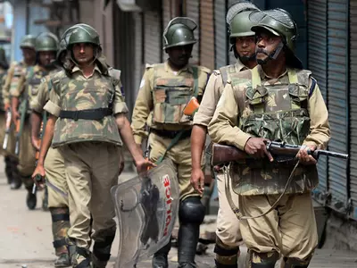Army Enters Kashmir'