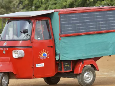 Indian-Origin Engineer Travels 10,000 KM From Delhi To UK In A Solar Auto!