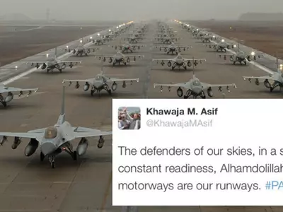 Pak Def Minister Shows India It's Ready For War, With Pictures Of Korean Jets #LOL