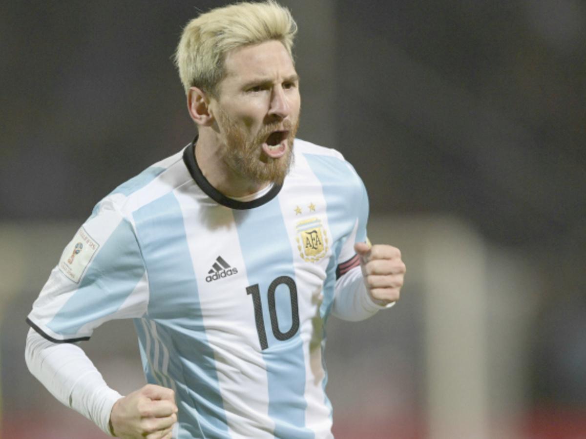 Blonde Lionel Messi Still As Lethal, Scores For Argentina On Return From  Retirement