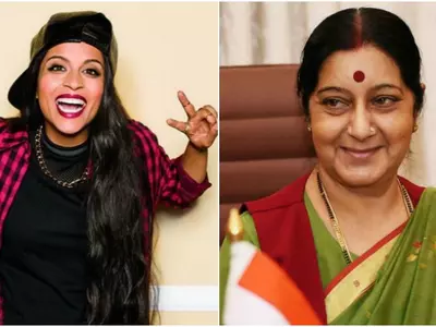 Lilly Singh, Sushma Swaraj