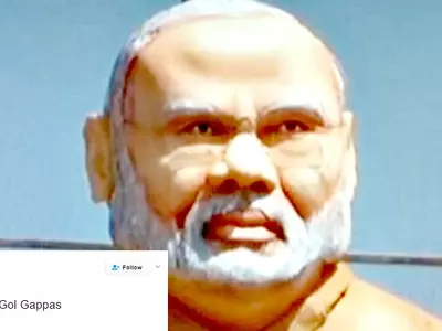 PM Modi's Newly Installed Statue In Surat Sparks A Laugh Riot On Twitter