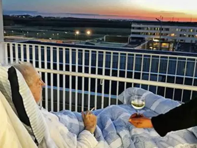 Dying Man's Last Request of a Cigarette and Glass of Wine Granted by Hospital