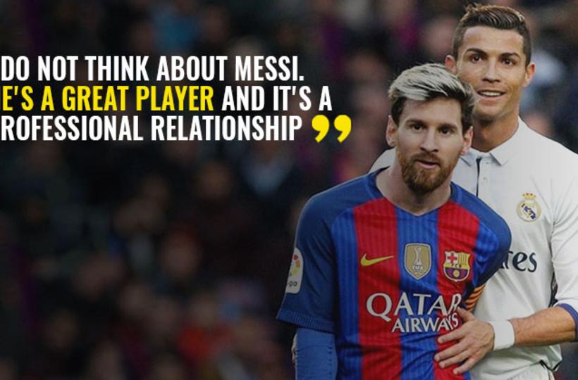 Cristiano Ronaldo: 'I have a great relationship with Lionel Messi