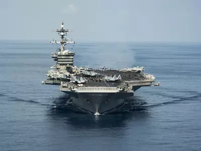 North Korea Says Ready To Strike US Aircraft Carrier