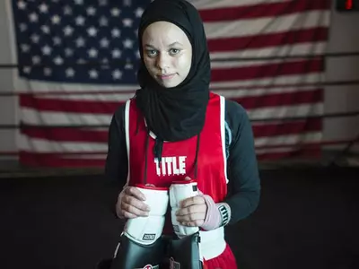 Muslim Teen Boxer