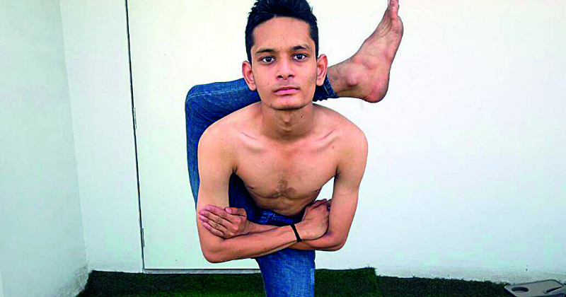 He learnt the art of contortion by watching online videos and now wants to ...