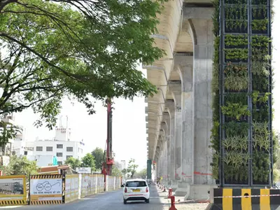 Vertical Gardens After Yeswanthpur Project