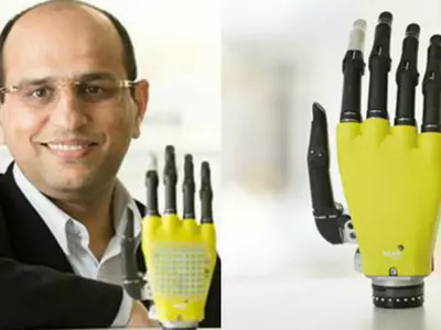 Indian Researcher Makes Touch Sensitive Prosthetic Arm That Could Give New Life To Amputees