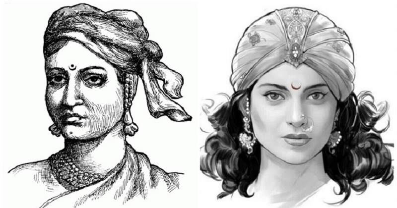 Jhansi ki rani - Narmatha Drawings | Facebook