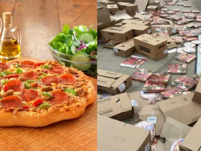 Huge Explosion Of Frozen Pizzas Causes Jam In Arkansas After Truck Carrying Them Crashes!
