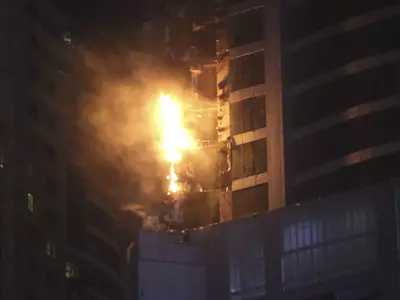 Fire on Skyscraper
