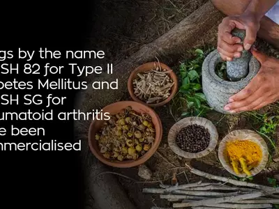 Ayurvedic drugs commercialised by the government