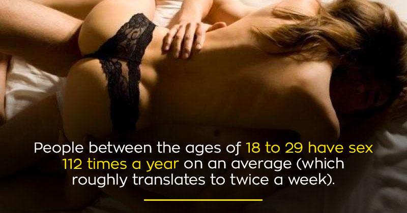 Ever Wondered The Average Amount Of Sex People Are Having At Your Age? Heres The Answer!