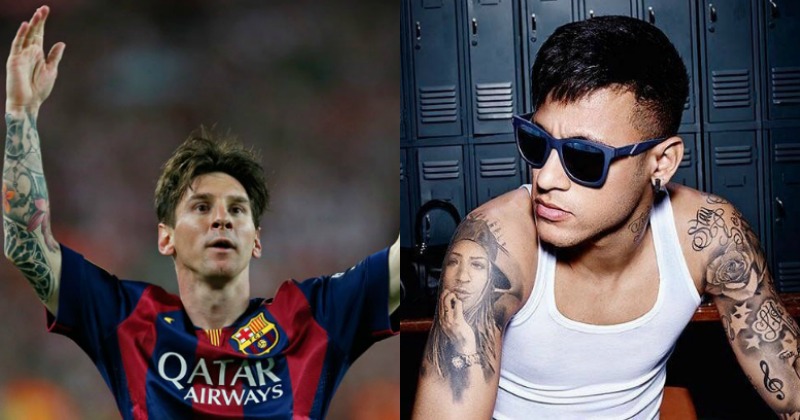 Neymars new tattoo His childhood dream