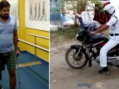 braveheart traffic cop to rejoin duty with prosthetic leg