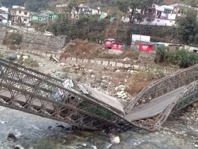 Bridge Linking Uttarkashi To China Border Collapses