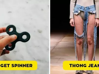 Fidget Spinner Thong Jeans