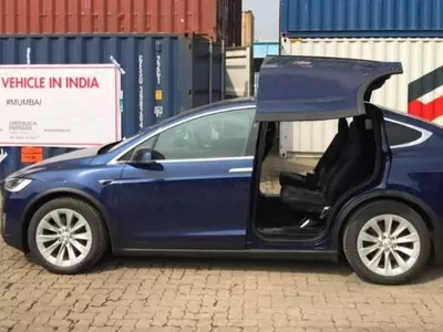first tesla in india