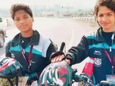 Girls Use Pedal Power To Empower Women