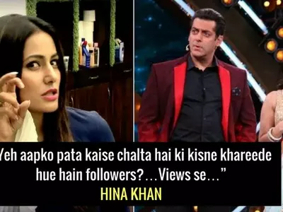 Hina Khan talks about Salman Khan and Sunny Leone's followers on Instagram