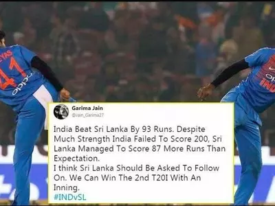 India won by 93 runs in Cuttack vs Sri Lanka in the first T20I