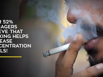 Over 50% Teenagers In India Believe Smoking Cigarettes Reduces Stress