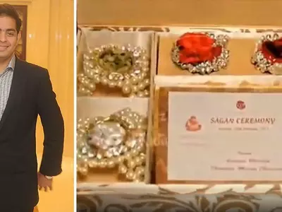 Wedding Card Of Mukesh Ambani Son Goes Viral