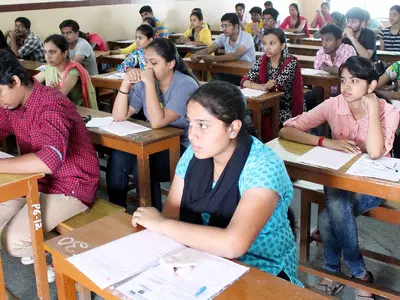 Students Giving Exam