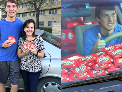 After A Thief Steals This Guy's Kit Kat, The Company Sends Him 6,500 Free Chocolate Bars!