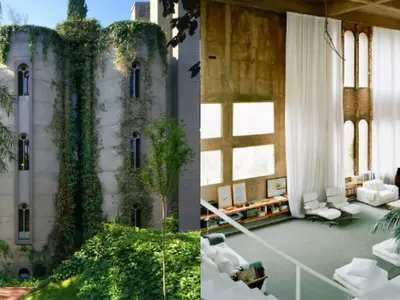 Cement factory turned into a beautiful home