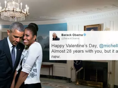 Barack And Michelle Obama Send Out Love Notes To Each Other On V-Day, Leave Us Swooning!