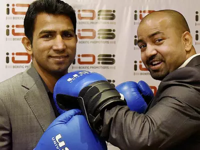 Boxers Akhil Kumar and Jitender Kumar