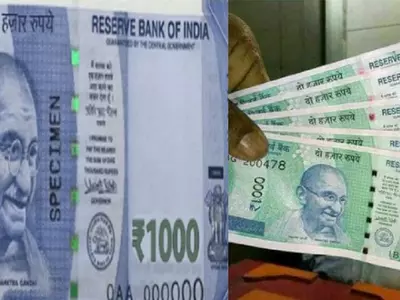 New Rs 1000 Notes