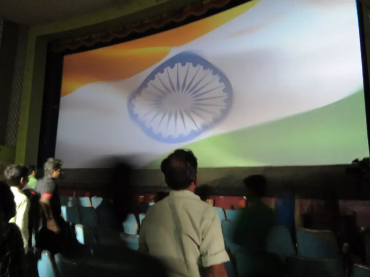 People Standing During National Anthem People Standing During National Anthem