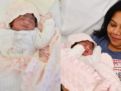 Britain's First Baby Was Born One Minute Into 2017 And The Best Part Is That She's Indian!