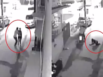 CCTV Footage Captures Two Savages Molesting A Girl In Bengaluru In The Dead Of Night