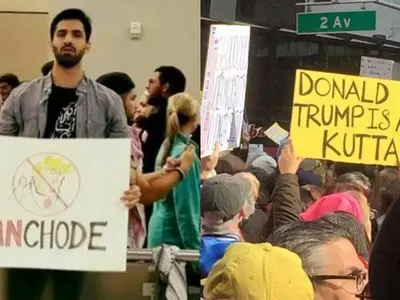 These Killer Signs Show How Indians Protested Against Trump In The US And We Are So Very Proud!