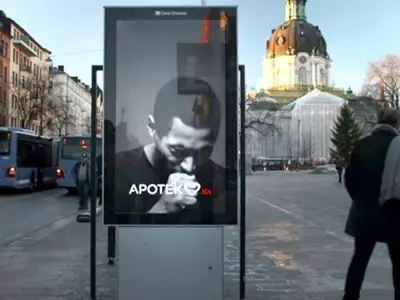 This Billboard Created By A Swedish Pharmacy Coughs Everytime Someone Smokes Near It!