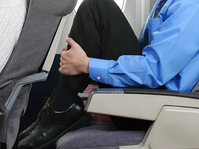 Leg Space Inside Air Plane